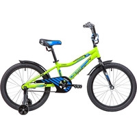Детский велосипед Novatrack Cron 20 (зеленый/черный, 2019)