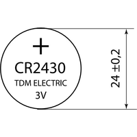 Батарейка TDM Electric CR2430 5 шт. SQ1702-0030