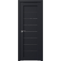 Межкомнатная дверь ProfilDoors 71U L 70x200 (черный матовый, стекло прозрачное)