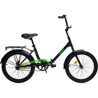 Велосипед AIST Smart 20 1.1 2022 (черный/зеленый)