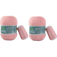 Набор пряжи для вязания ХоббиБум Пух норки 031 50 г 340 м (светло-розовый)
