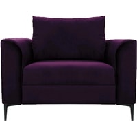 Интерьерное кресло Brioli Марк (велюр, B40 фиолетовый)