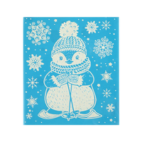 Наклейка на окно Феникс-Презент Снежный пингвин 81494
