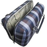 Дорожная сумка Borgo Antico 2093 42 см (синий/коричневый)
