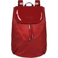 Городской рюкзак Lipault Plume Vinyle Bi-material M (красный)
