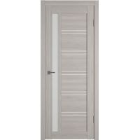 Межкомнатная дверь Atum Pro Х38 60x200 (stone oak, стекло white cloud)