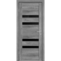 Межкомнатная дверь Triadoors Luxury 578 ПО 55x190 (brig/лакобель черный)