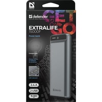 Внешний аккумулятор Defender ExtraLife 15000F