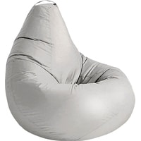 Кресло-мешок Kreslomeshki Груша дюспо (XL, серебристый)