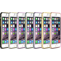 Чехол для телефона Love Mei Double Color Arc для iPhone 6S Plus (Silver-Red)