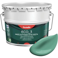 Краска Finntella Eco 3 Wash and Clean Jade F-08-1-9-LG93 9 л (бирюзовый)