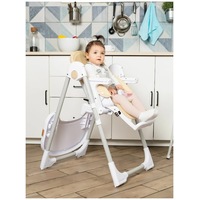Высокий стульчик Baby Prestige Junior Lux+ (серый)