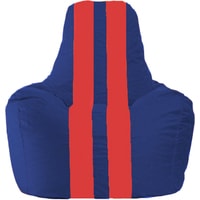 Кресло-мешок Flagman Спортинг С1.1-122 (синий/красный)