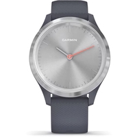 Гибридные умные часы Garmin Vivomove 3S (серебристый/синий)