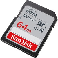 Карта памяти SanDisk Ultra SDXC SDSDUN4-064G-GN6IN 64GB