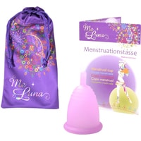 Менструальная чаша Me Luna Soft M стебель (розовый)