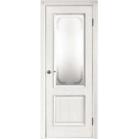 Межкомнатная дверь Юркас Шервуд-3 ДО 70x200 (эмаль крем/мателюкс матовое с фрез. №8)
