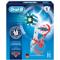 Комплект зубных щеток Oral-B Pro 500 (D16.513.U) + Stages Power Cars (D12.513.K)