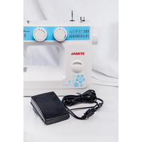 Электромеханическая швейная машина Janete 989 (голубой)