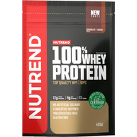 Протеин сывороточный (изолят) Nutrend 100% Whey Protein (400г, шоколад/какао)