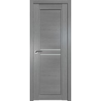 Межкомнатная дверь ProfilDoors 2.75XN R 80x200 (грувд серый, стекло матовое)