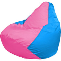 Кресло-мешок Flagman Груша Макси Г2.1-202 (голубой/розовый)