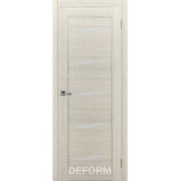 Межкомнатная дверь Юркас Deform D1 ДО 60x200 (французский дуб/мателюкс матовое)