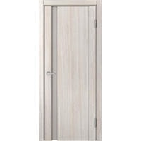 Межкомнатная дверь MDF-Techno Доминика 225 (лиственница белая, Лакобель кремовый)
