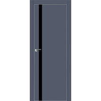 Межкомнатная дверь ProfilDoors 6E (Антрацит, черный лак)