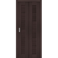 Межкомнатная дверь el'Porta Porta X Порта-21 складная (Wenge Veralinga)