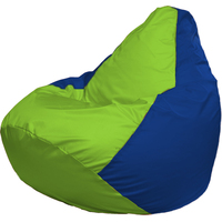 Кресло-мешок Flagman Груша Г2.1-159 (салатовый/синий)