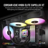 Жидкостное охлаждение для процессора Corsair iCUE H100i Elite Capellix XT CW-9060068-WW