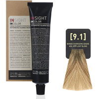 Крем-краска для волос Insight Incolor 9.1 пепельный очень светлый блонд