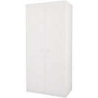 Шкаф распашной Polini Kids Simple двухсекционный (белый)
