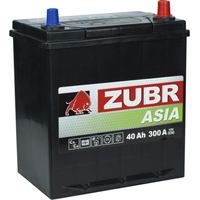 Автомобильный аккумулятор Zubr Premium Asia R+ Турция (40 А·ч)