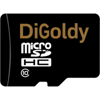 Карта памяти DiGoldy microSD (Class 10) 16GB [DG0016GCSDHC10-W/A-AD]