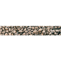 Керамическая плитка BELANI Фриз Кофе 5 коричневый 350x54