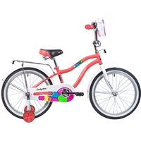 Детский велосипед Novatrack Candy 20 (коралловый, 2019)