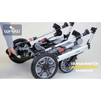 Универсальная коляска Lorelli Lora 2021 (3 в 1, cool grey elephants)