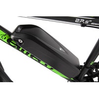 Электровелосипед Eltreco XT 800 New (черный/зеленый)