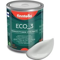 Краска Finntella Eco 3 Wash and Clean Tuhka F-08-1-1-LG224 0.9 л (светло-серый)