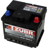Автомобильный аккумулятор Zubr Ultra R+ Турция (45 А·ч)