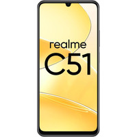 Смартфон Realme C51 RMX3830 6GB/256GB (угольно-черный)