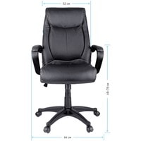 Кресло Helmi HL-E02 Income (черный)
