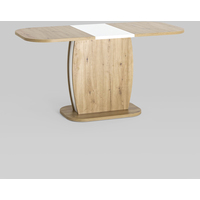 Кухонный стол Stool Group Barrel 110-145x70 (дуб/белый)