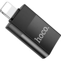 Адаптер Hoco UA17 Lightning - USB Type-A (черный)
