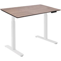 Стол для работы стоя ErgoSmart Wooden Electric Desk 1300х750х27 мм (дуб мореный/белый)