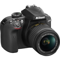 Зеркальный фотоаппарат Nikon D3400 Kit AF-P DX 18-55mm (черный)