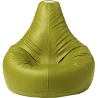 Кресло-мешок Palermo Bormio экокожа XXL (лаймово-зеленый)