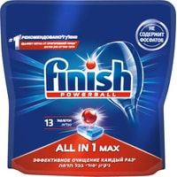 Таблетки для посудомоечной машины Finish All in 1 Max (13 шт)